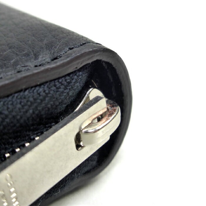 Celine 10397 Large Zip Multi Function Wallet Blac… - image 5