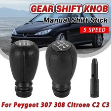 5 Speed Gear Shift Knob For Peugeot 307 308 Citroen C2 C3