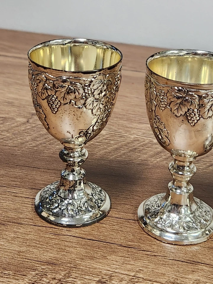 Комплект из 4 мини кубок серебристого тона - Изображение 2 из 4