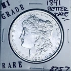 1891 MORGAN SILVER DOLLAR HI GRADE GENUINE U.S. MINT RARE COIN 8757