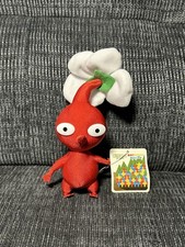 Rare Pikmin Nippon Auto Toy Red Flower Pikmin Plush Nintendo Japan Tagged 2001