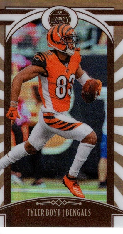 2020 Panini Legacy Premium Edition Bronze Mini #23 Tyler Boyd /100 - FB