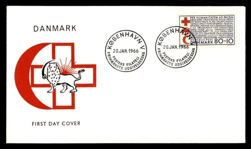 Mayfairstamps Denmark FDC 1966 Red Cross First Day Cover aaw_31629