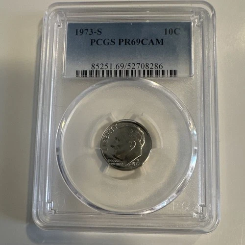 PR66 1964 90% SILVER ROOSEVELT DIME PCGS GRADED 10C PROOF COIN LIBERTY US PR 66