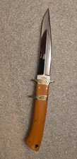 Vintage Harold Corby Handmade Custom Made Sub Hilt Fighter Knife  See Descriptio