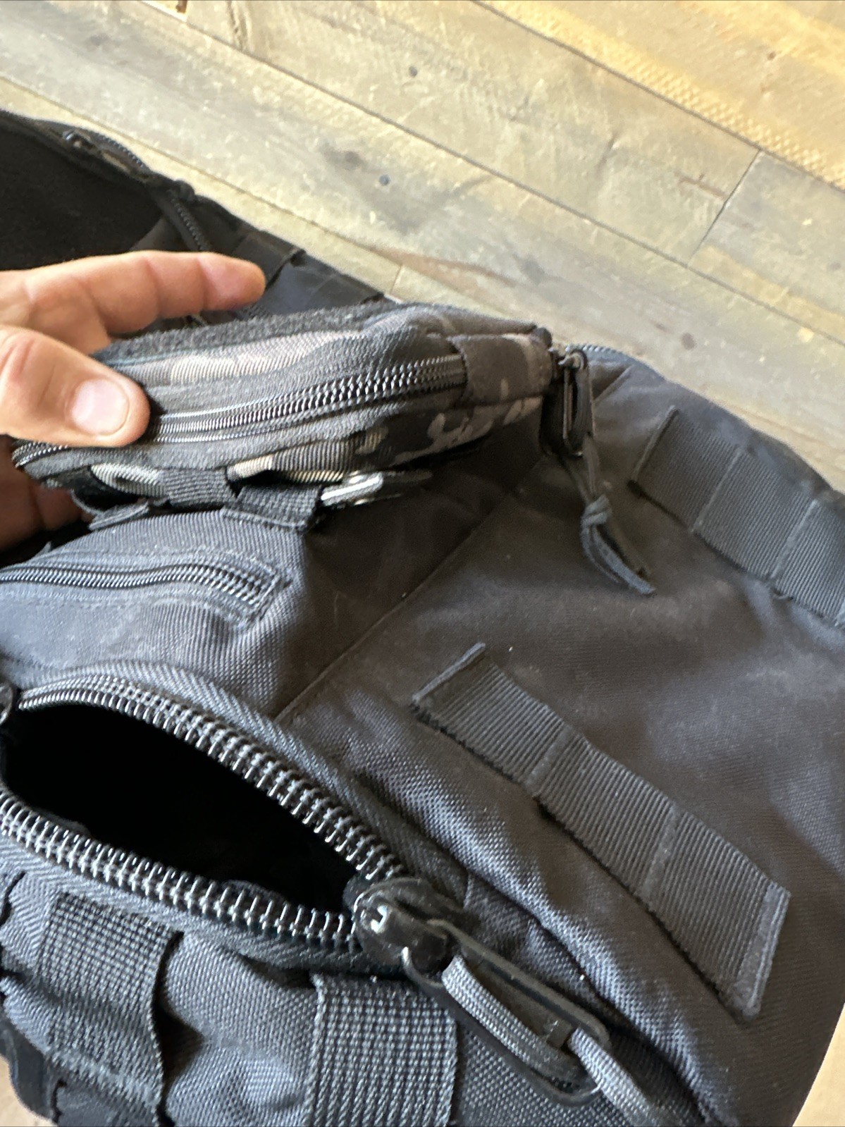 Tactical Baby Gear TBG Backpack Black Daypack Tactical Straps Pouches EXcellent