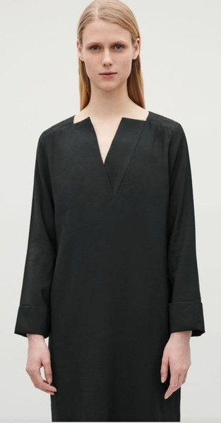 Women COS Dress Black Modal 38 / M / 46