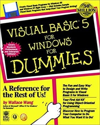 Visual Basic 5 for Windows for Dummies Paperback Wallace Wang
