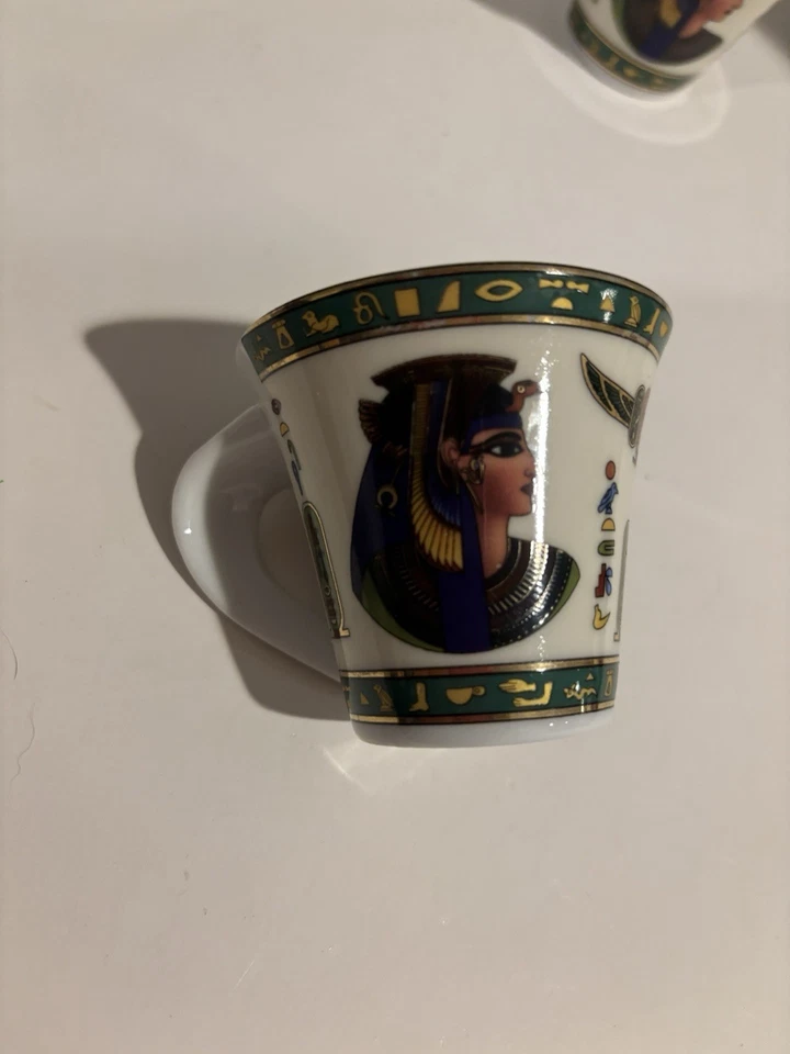 Set Of 4 Fathi Mahmoud Egyptian Espresso Cups - Image 2 of 4