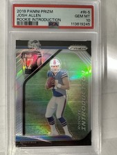 Josh Allen Rookie Introduction- 2018 Panini Prizm Silver #RI-5 PSA 10 GEM MINT