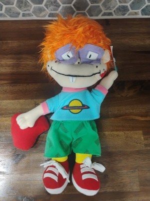 Chuckie Rugrats Plush Doll Nickelodeon 10  Vintage Toy NEW