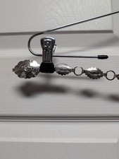 Silver Conchos Size M Womens Belt  Silver Buckle  3/4" Wide. Costume