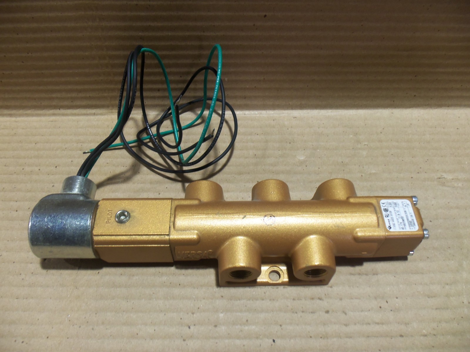 Versa VSG-4422-A120 Solenoid Valve 40-125PSIG 8.7W