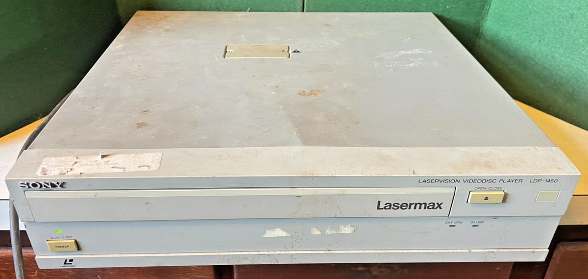 Vintage Sony LDP-1450 Lasermax Video Laser Disc Player