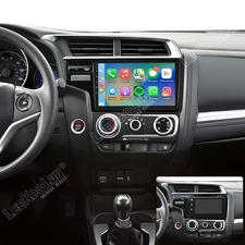 Carplay Android 15 Car Stereo Radio WiFi GPS Navi For Honda Fit Jazz 2014-2018
