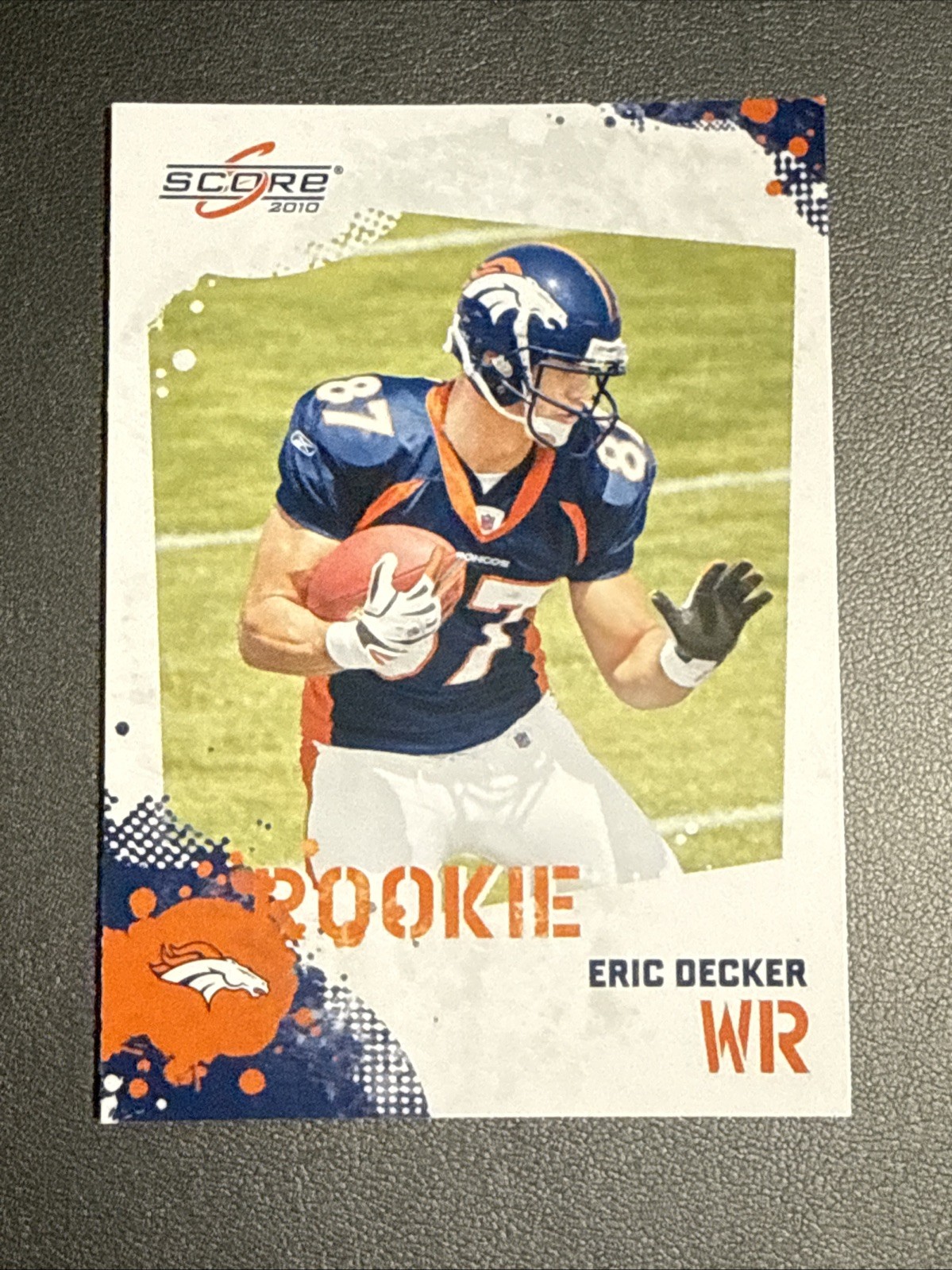 2010 Score #340 Eric Decker RC Rookie