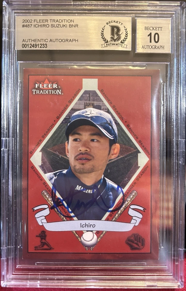 Ichiro Suzuki Seattle Mariners Baseball Autographed Sports Trading