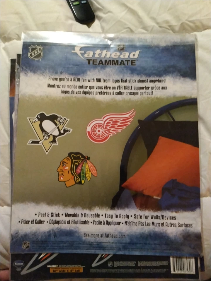 Edmonton Oilers 11.5" Wide 11.5" Tall Fathead - Image 2 of 2