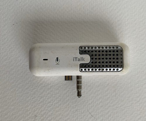 Griffin iTalk Voice Recording unit for iPod IPODS recorder 30 pin UNTESTED-AS IS