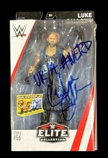 WWE LUKE GALLOWS SIGNED ELITE COLLECTION SERIES 56 TOY WITH JSA COA AND CASE