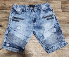 Vintage Rocawear denim Shorts Skater Hip Hop Y2K Size 40 Old School Zipper Short