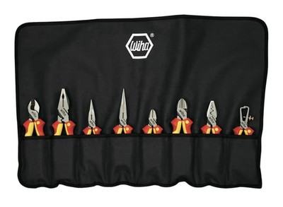 Wiha 8 Piece Insulated Industrial Pliers & Cutters 32987
