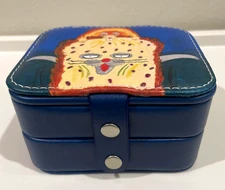 Bread Thief Niko and Collab 2-Tier Jewelry Accessory Case Blue Keiko Shibata New