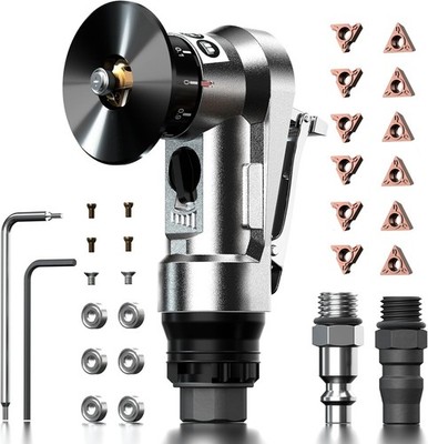 2 in 1 Pneumatic Chamfering Tool - Mini Air Chamfer Tool for C & R Deburring, 40