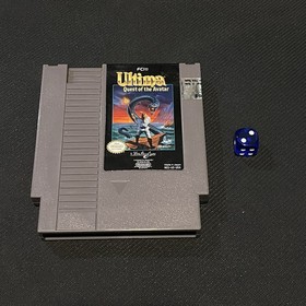 Ultima: Quest of the Avatar Nintendo NES Authentic - Tested Working + Slip Cover