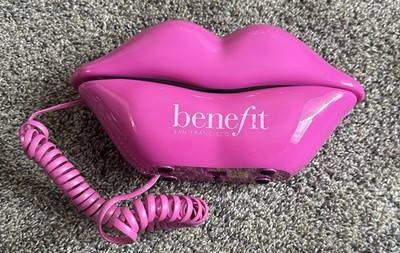 Lip Shaped Corded Telephone Pink, Redial, Tone/Pulse, Pause - Benefit San Fran