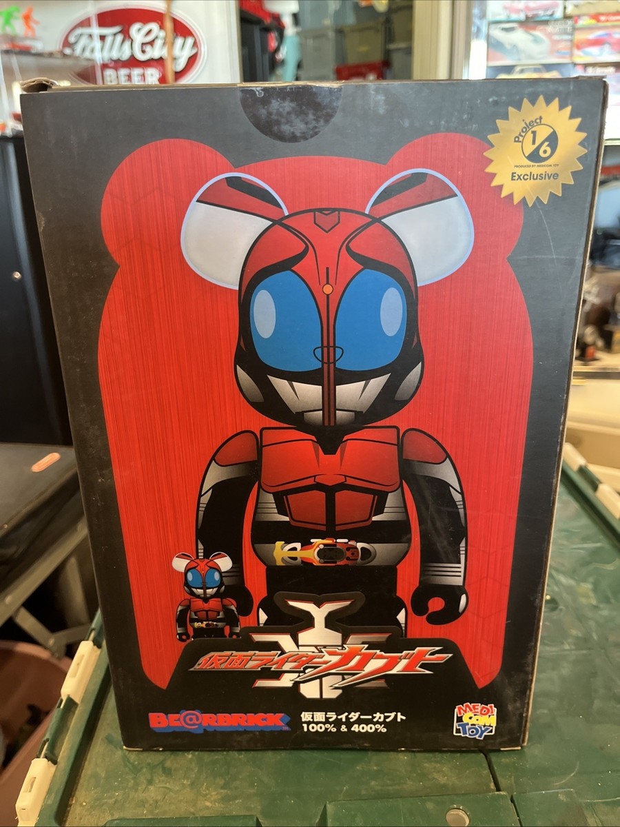 BE@RBRICK 仮面ライダーカブト 100％ & 400％ MEDICOM TOY BE@RBRICK