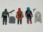 Vintage GI Joe Lot 1980s/90s ARAH~ 3 Cobra Figures With Some Play Wear Vipers!
