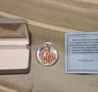 U.S. Mint American Eagle 1986 1 oz Silver Coin Colorized Uncertified .999 Fine