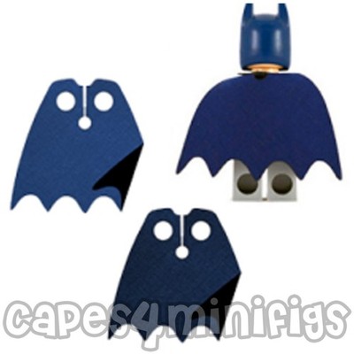 3 INDIVIDUELLE Standard Biss Umhänge für Ihre Batman Minifiguren (inkl. zweifarbig) NUR UMHANG