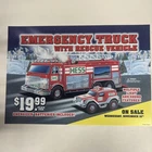 Vintage 2005 Hess Emergency Truck Store Advertising Sign