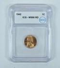 1942 Lincoln Wheat Cent MS66 RD ICG *0872