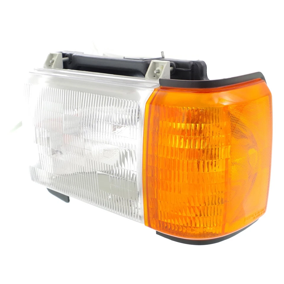 车头灯套件适用于 1987 - 1991 福特 F-150 司机侧卤素灯带灯泡 — 第 3/4 张图片