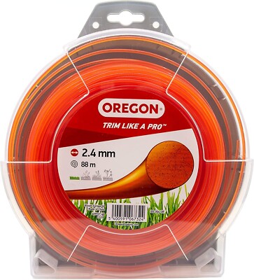 OREGON Profi Mähfaden Nylonfaden 2,4 mm 88 m Trimmerfaden Freischneiderfaden