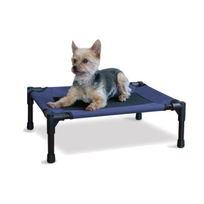 Creative Solutions Elevated Pet Bed Navy Blue Small