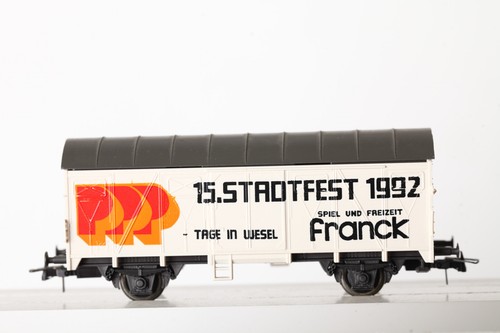 Roco H0 Gedeckter Güterwagen Spiel + Freizeit Franck  PPP Wesel 1992 (326190) | Zustand: Gebraucht