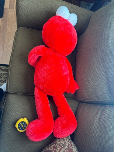 ELMO Plush Stuffed Sesame Street LIFE SIZE 3 feet /36 inches Playskool 1995 tags - Picture 3 of 5