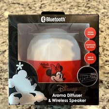 New Disney Minnie Mouse Wireless Speaker  Aroma Diffuser w/LED Lights