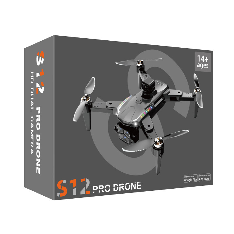 Drone with Camera Big RC Drone 4K Dual Camera FPV Foldable Quadcopter 3 Battery