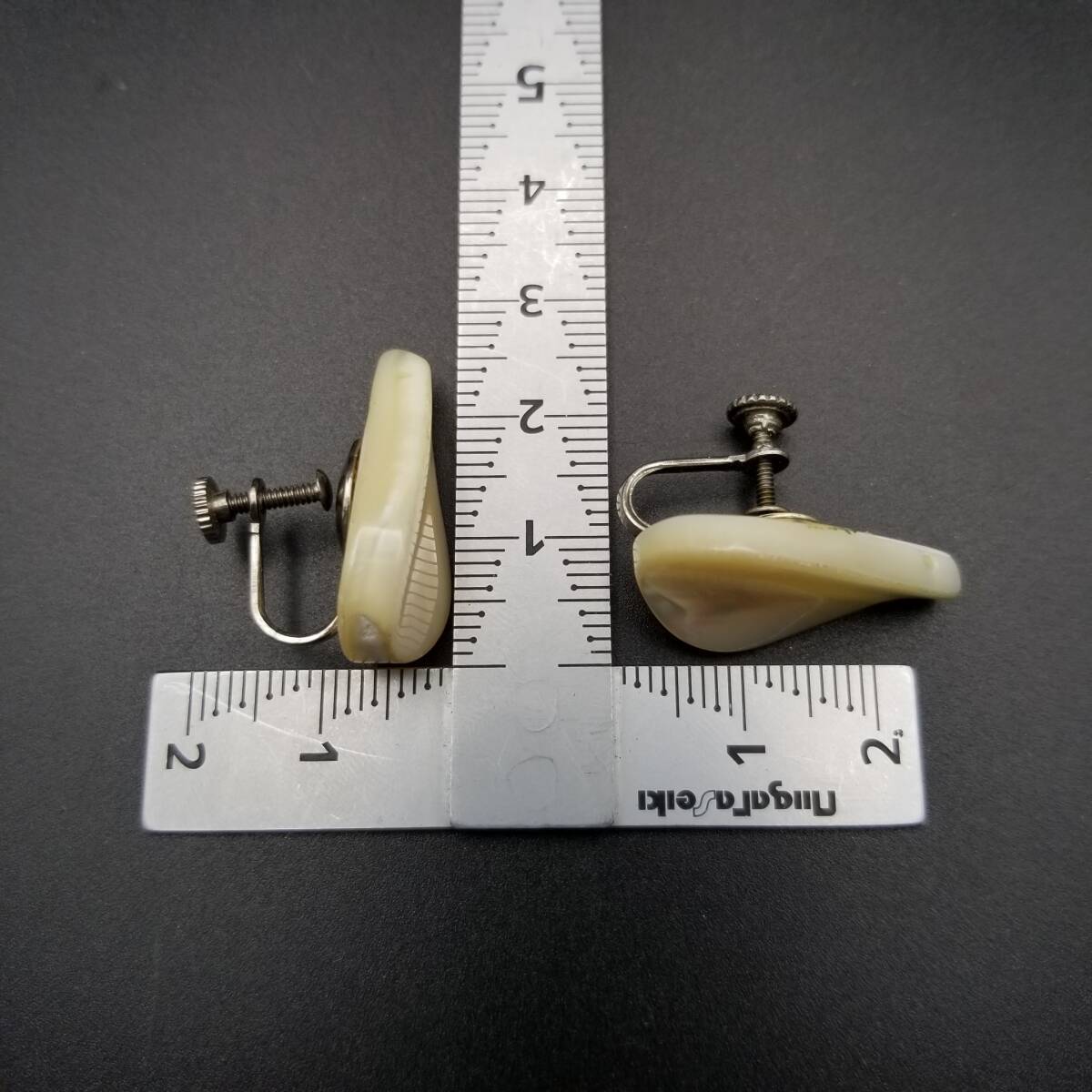 Shell White Pear Shape Stone Simple Elegant Elega… - image 10