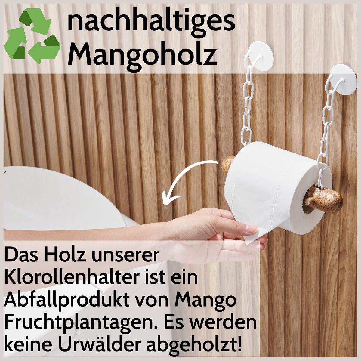 Newaner Toilettenpapierhalter ohne Bohren Klopapierhalter Klopapierrollenhalter Vintage Handtuchhalter WC Papier Halterung für WC Badezimmer Bad Vintage Dekoration Industrie Seil(1 stücke