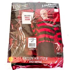 NEW Freddy Krueger Nightmare on Elm Street Adult Halloween Costume SIZE XL
