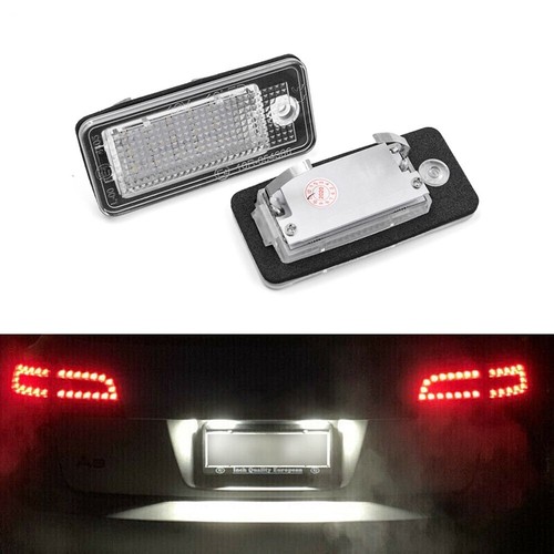 LED License Plate Light For Audi A3/S3/A4/S4 B6/S4 B7/A6/C6 S6/A8/S8/Q7