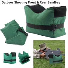 Shooting Bench Rest Front & Rear Support SandBag Stand Bag Holder for Gun Rifle