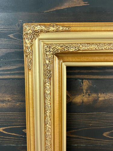 11 x 14 In Stock Ready to Ship Traditional compo ornate wood frame, Light gold - Picture 4 of 9