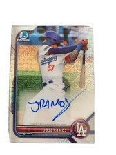 2022 Bowman Chrome Mega Jose Ramos Auto Dodgers